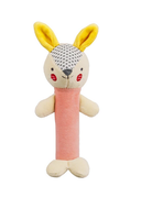 Petit Collage Bunny Organic Squeaker Rattle