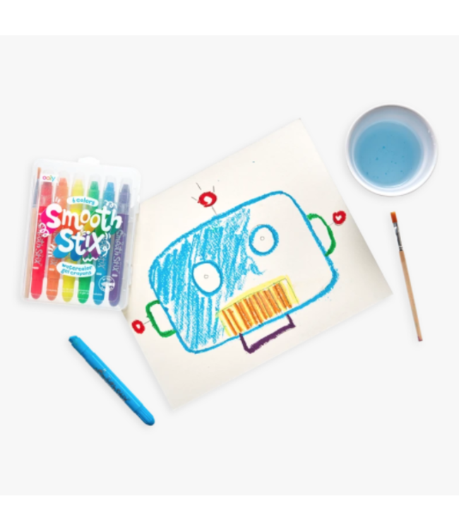 Ooly Smooth Stix Crayons - 7 Piece Set