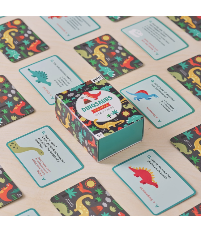 Petit Collage Trivia Cards - Dinosaurs