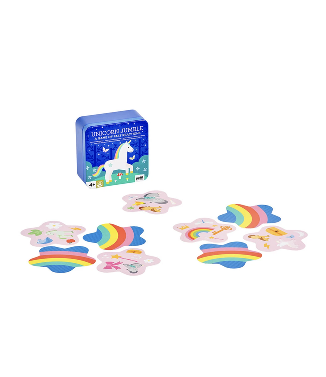 Petit Collage Unicorn Jumble Card Game