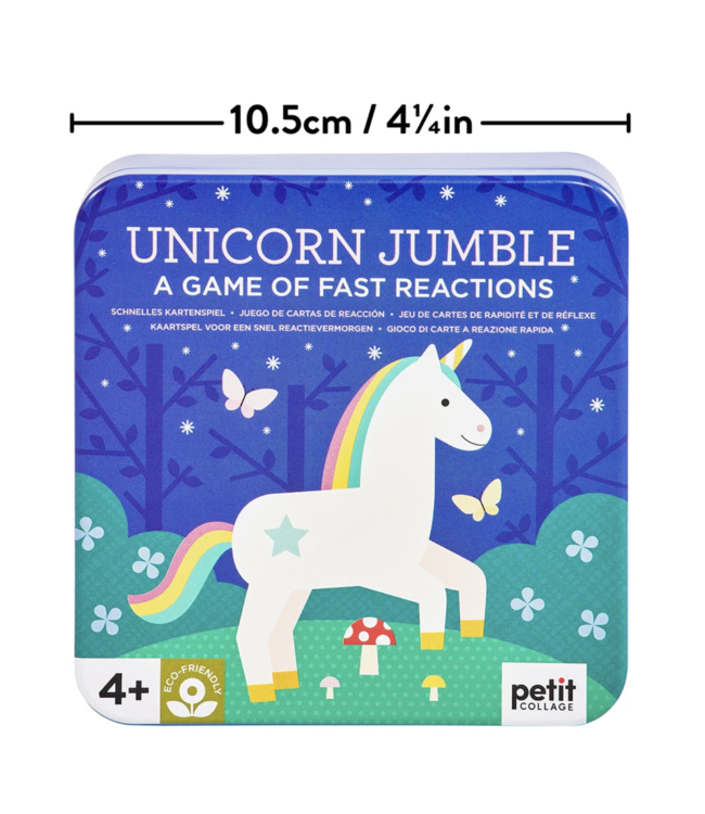 Petit Collage Unicorn Jumble Card Game