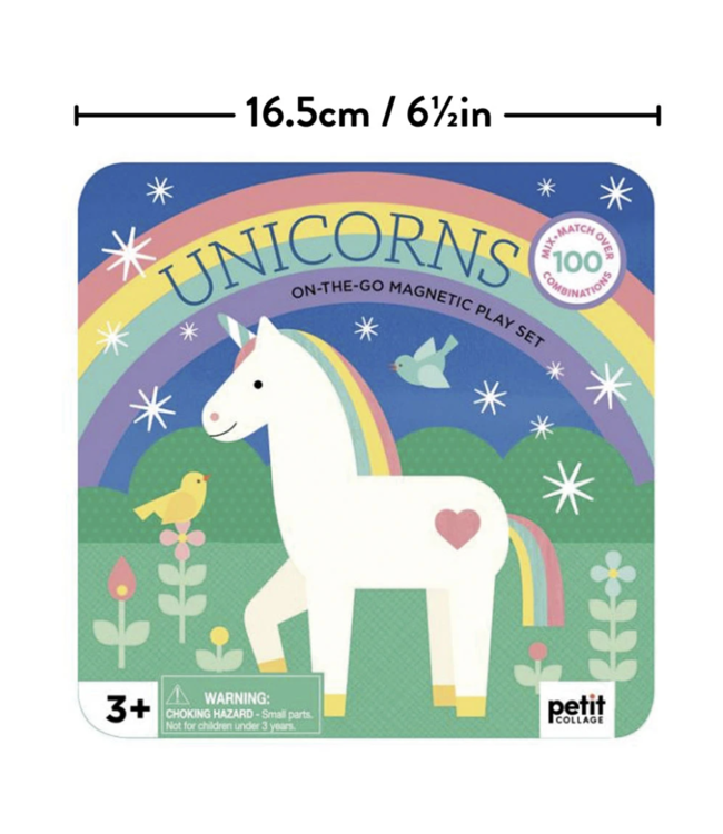 Petit Collage Magnetic Play Set - Unicorn