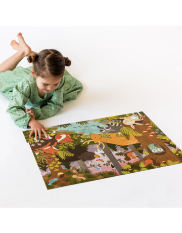 Petit Collage Floor Puzzle - Enchanted Woodland
