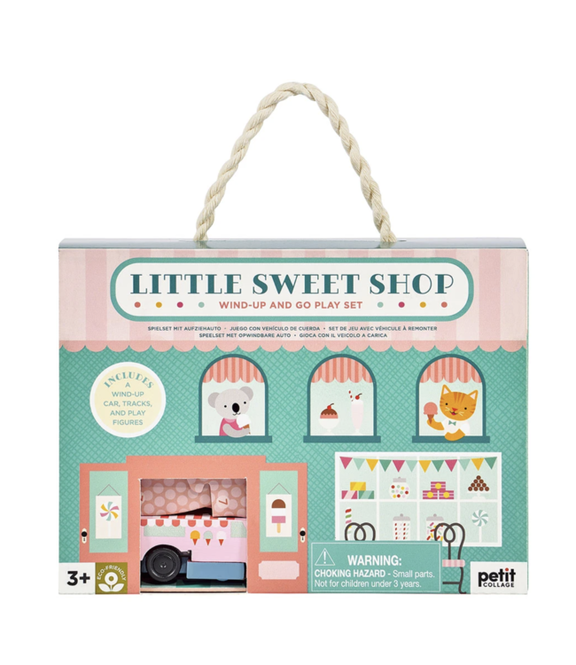 Petit Collage Wind Up and Go Playset - Little Sweet Shop