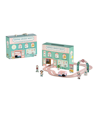 Petit Collage Wind Up and Go Playset - Little Sweet Shop