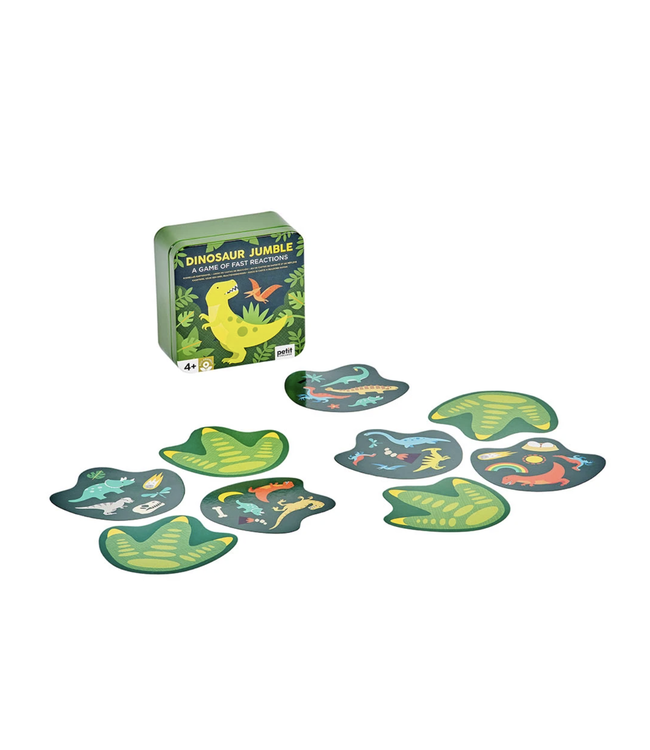 Petit Collage Dinosaur Jumble Card Game