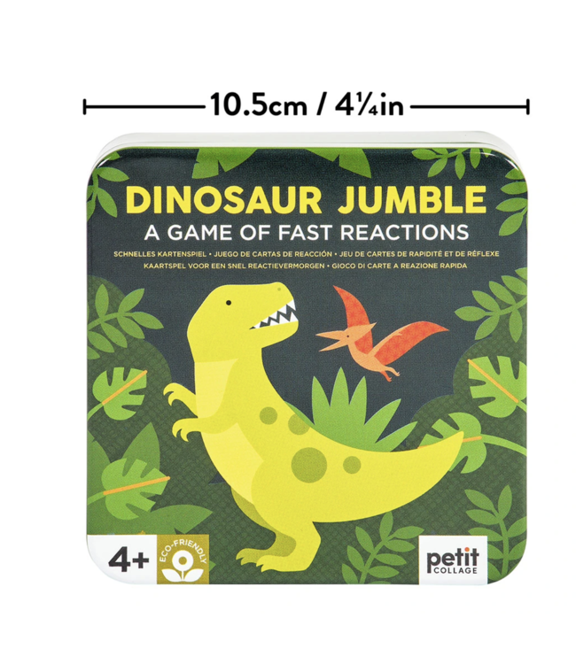 Petit Collage Dinosaur Jumble Card Game