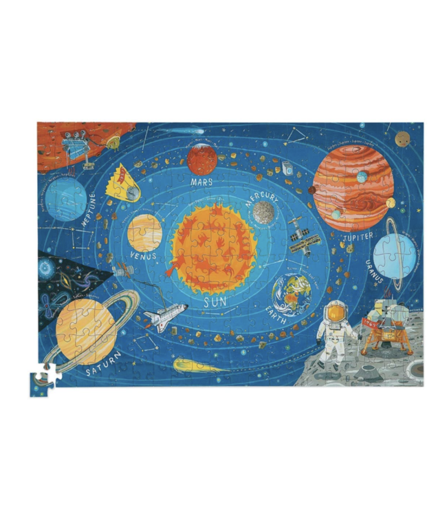 Crocodile Creek Space Puzzle + Poster 200 pc (discontinued)
