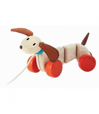 Plan Toys Happy Puppy Pull-Along
