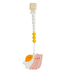 Loulou Lollipop Silicone Teether - Bacon & Egg
