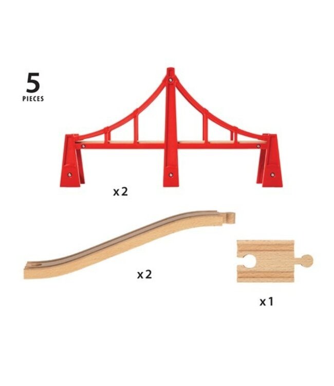 Brio Double Suspension Bridge
