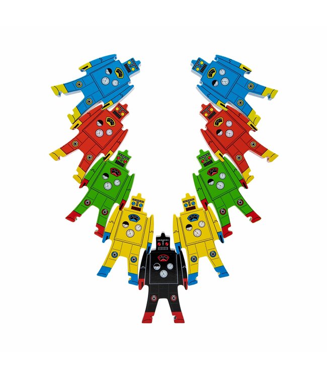 Schylling Wooden Stacking Robots