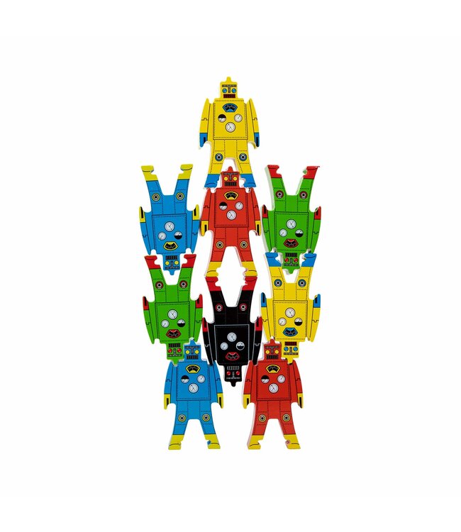 Schylling Wooden Stacking Robots