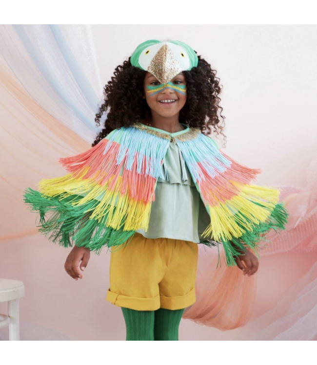 Meri Meri Parrot Fringed Cape Dress Up