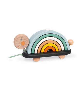 JuraToys (Janod) Sweet Cocoon Rainbow Turtle