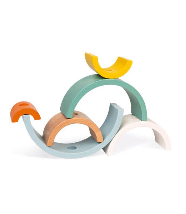 JuraToys (Janod) Sweet Cocoon Rainbow Turtle