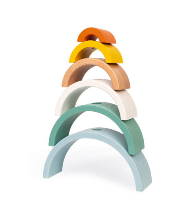 JuraToys (Janod) Sweet Cocoon Rainbow Turtle