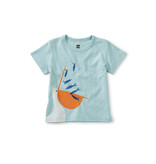 Tea Collection Seaside Snack Tee - Canal Blue
