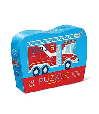 Crocodile Creek Mini Puzzle 12pc  - Fire Truck