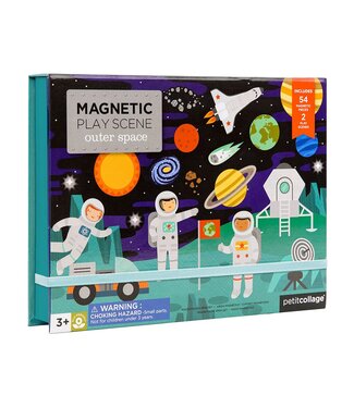 Petit Collage Magnetic Play Scene - Outer Space