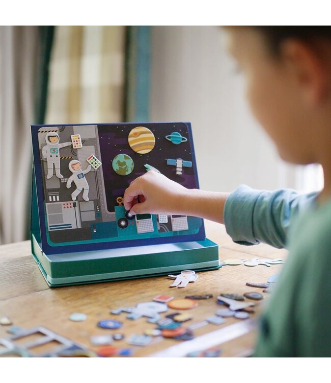 Petit Collage Magnetic Play Scene - Outer Space