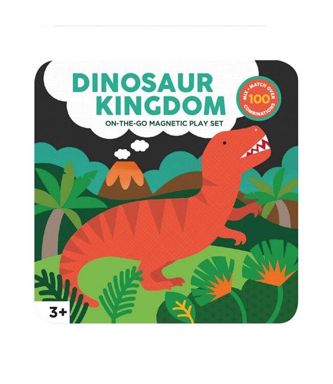Petit Collage On the Go Magnetic Play Set - Dinosaur Kingdom