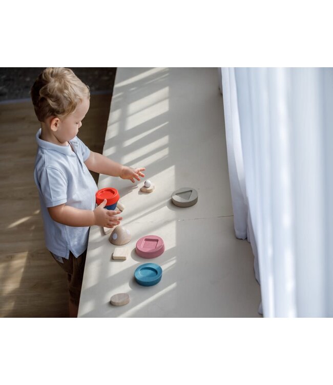 Plan Toys Stacking Rocket - Orchard