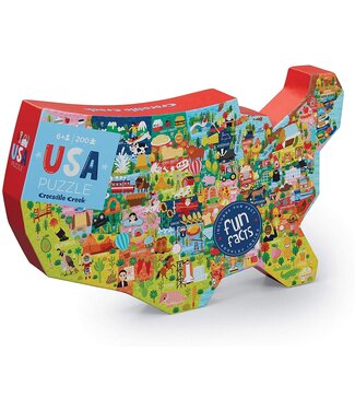 Crocodile Creek 200 pc USA puzzle