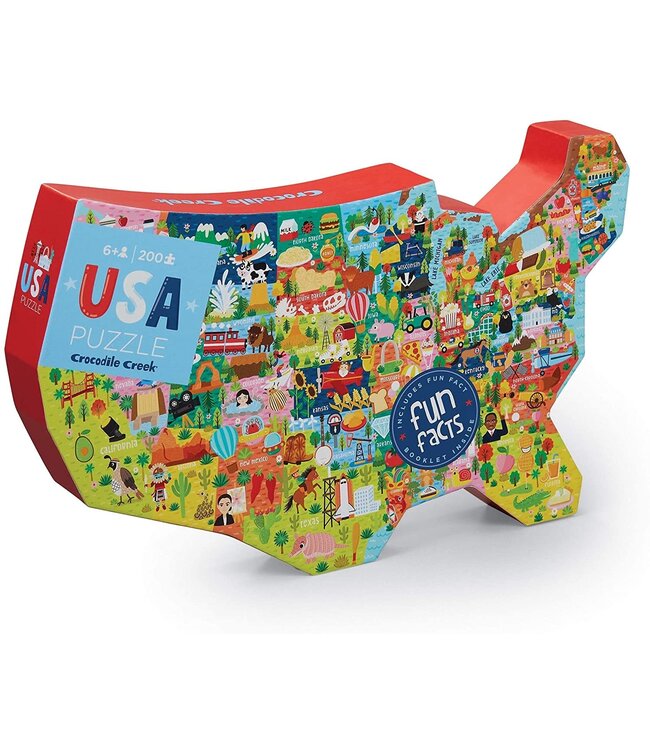 Crocodile Creek 200 pc USA puzzle