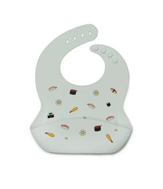 Loulou Lollipop Silicone Bib - Sushi