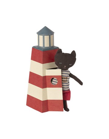 Maileg Sauveteur Tower with Cat