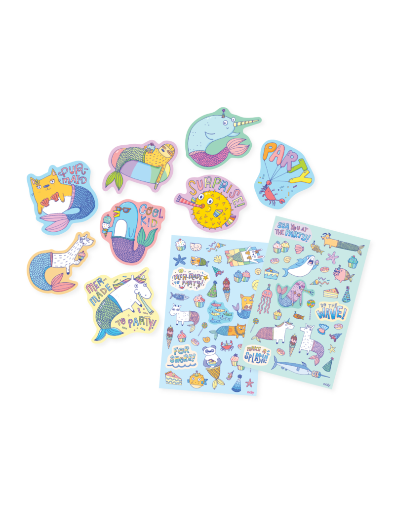 Ooly Scented Scratch Stickers - Mer-Made To Party