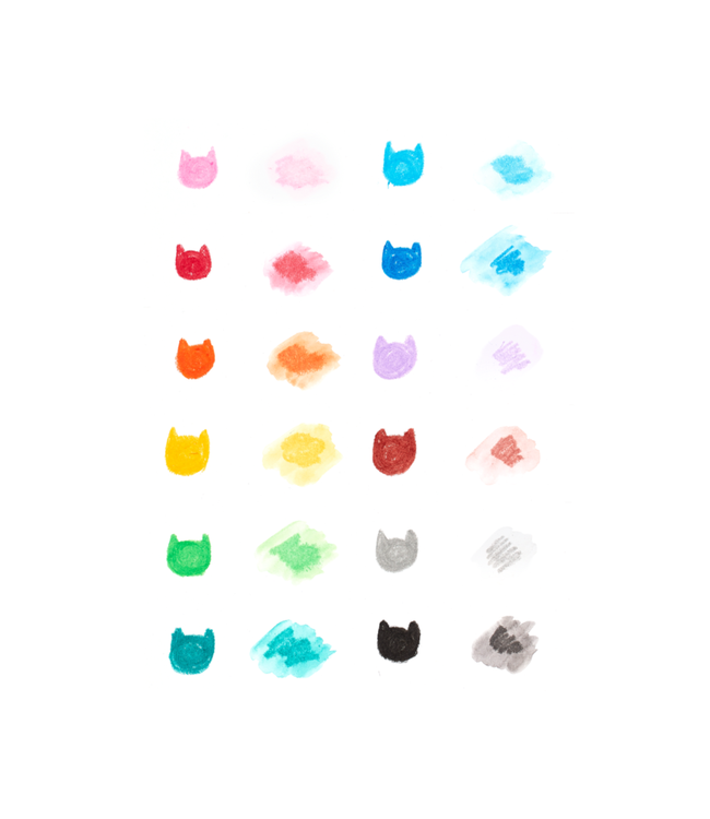 Ooly Cat Parade Watercolor Gel Crayons