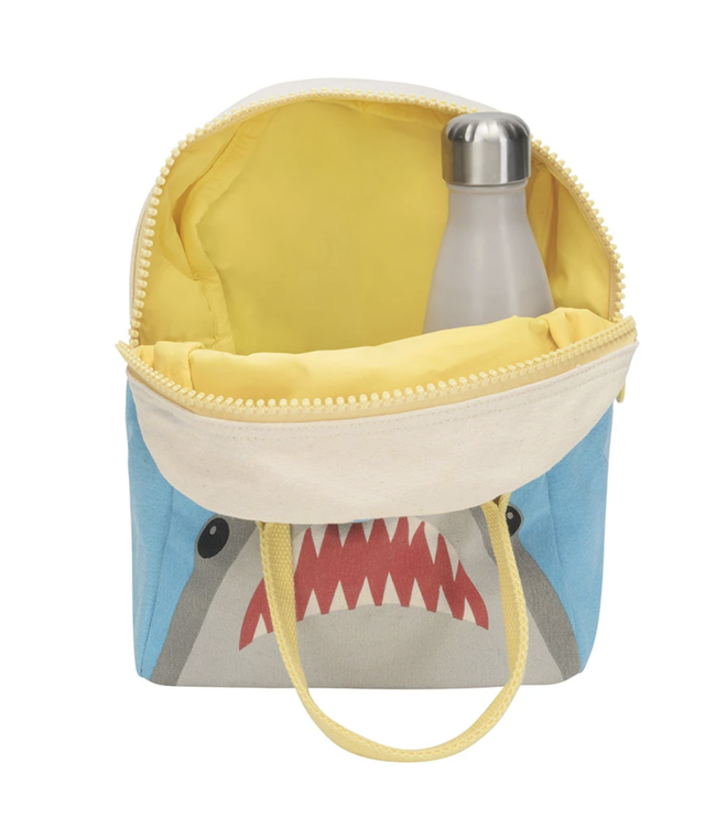 Fluf Zipper Lunch Bag - Shark