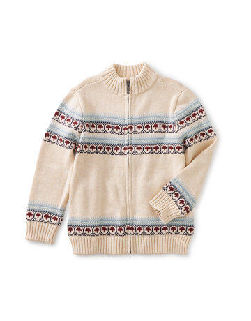Tea Collection Toasty Traveler Zip Sweater