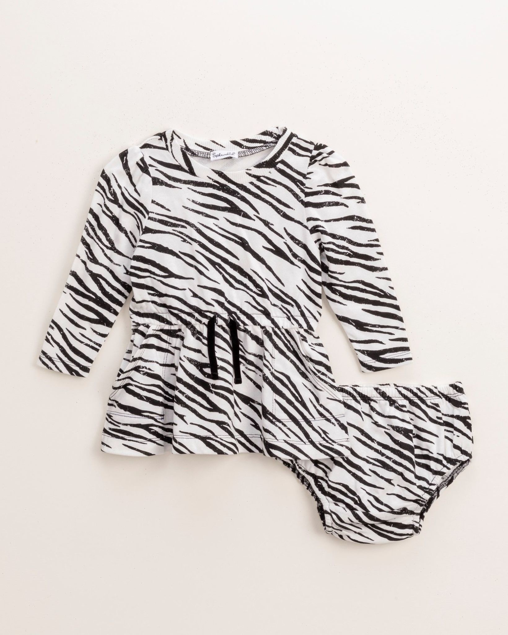 Splendid Cozy Zebra Baby Dress