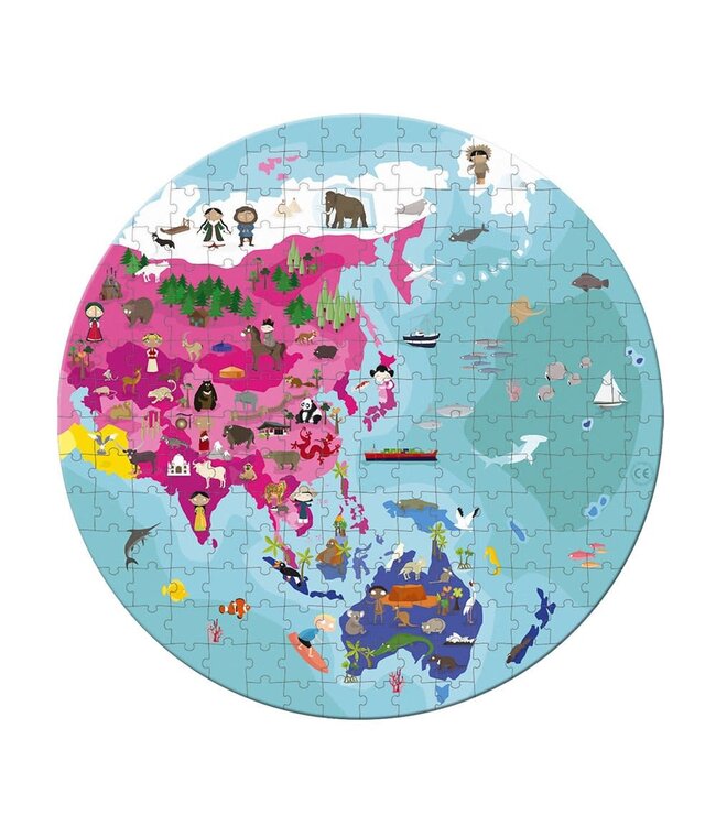 JuraToys (Janod) Puzzle - Our Blue Planet, 208 pcs