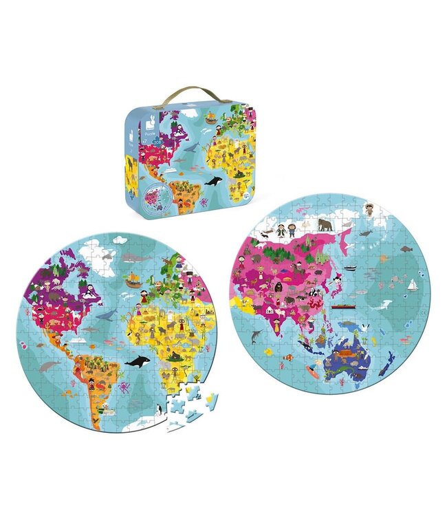 JuraToys (Janod) Puzzle - Our Blue Planet, 208 pcs