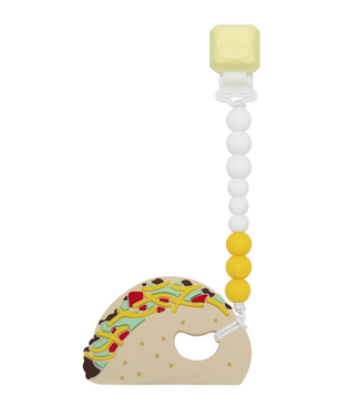 Loulou Lollipop Silicone Teether Set - Taco