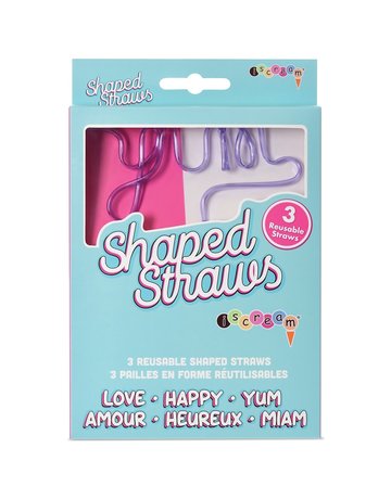iScream Shaped Reusable Straws