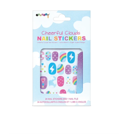 iScream Cheerful Clouds Nail Stickers and Nail File Set