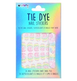 iScream Tie Dye Nail Stickers and Nail File Set