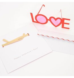Meri Meri Valentines Glasses Cards