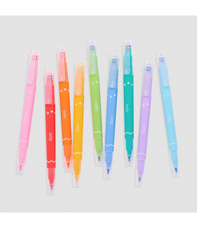 Ooly Confetti Stamp Double-Ended Markers