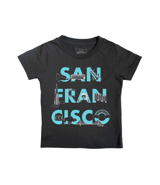 Maptote San Francisco Font Tee