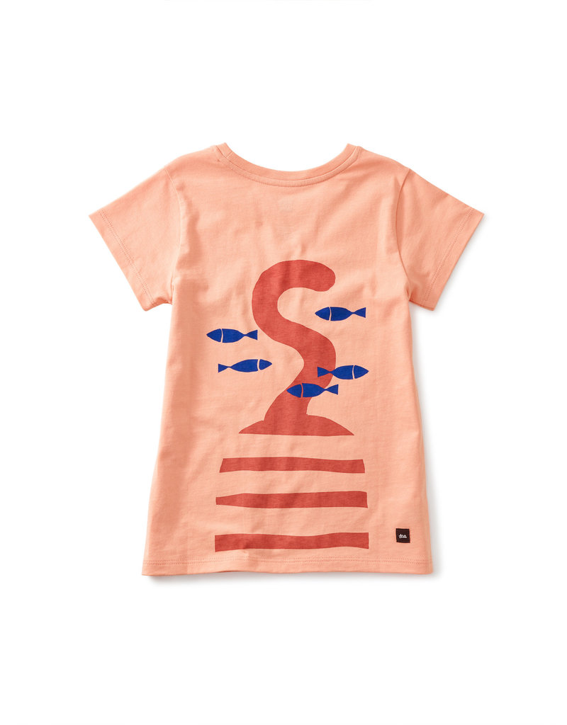 Tea Collection Cat Fish Double Sided Tee