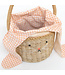 Meri Meri Gingham Bunny Straw Bag