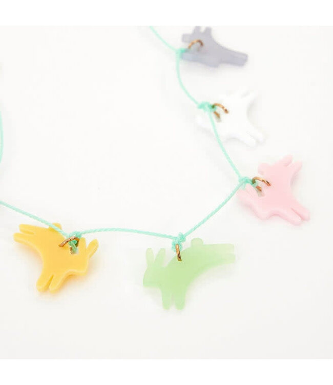 Meri Meri Leaping Bunny Necklace