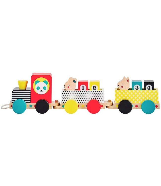Petit Collage Animal Friends Wooden Train