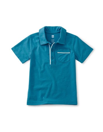 Tea Collection Nordic Blue Piped Polo